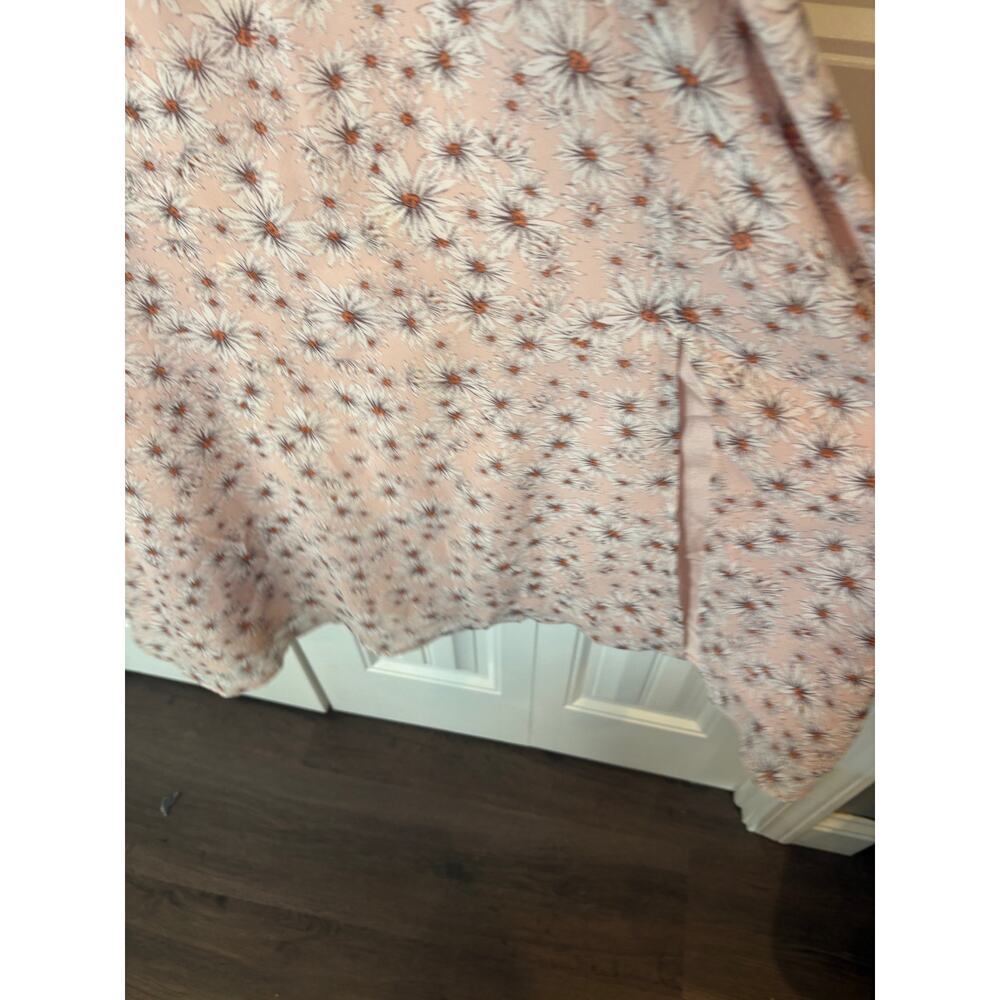 Way Pink FLoral Midi Dress Size Medium - Picture 7 of 9